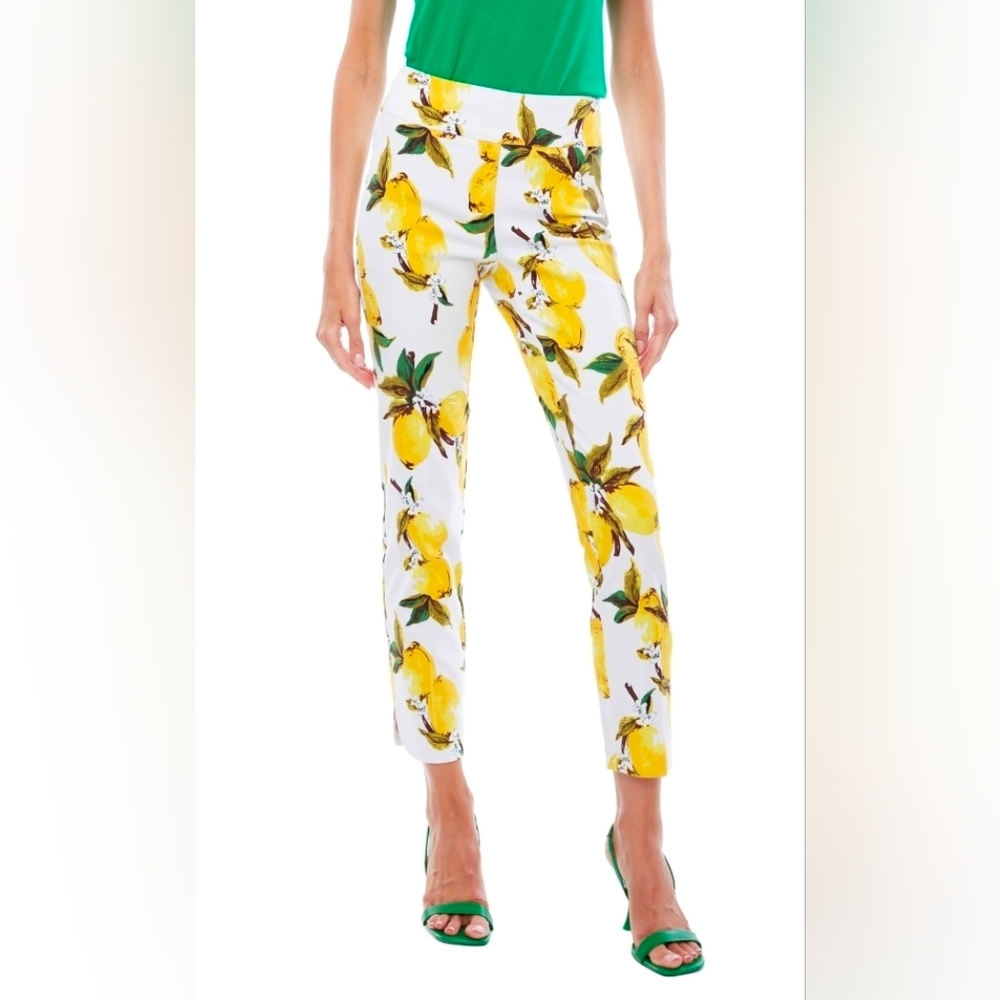 Up! Pants Lemonade Petal-Slit Slim Pant Size S